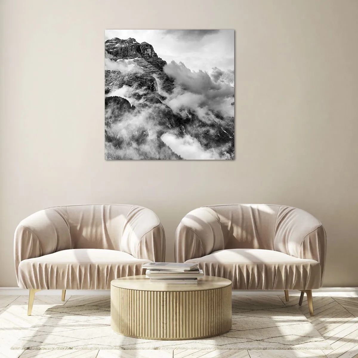 Quadro su vetro - Belli e terribili - 40x40 cm