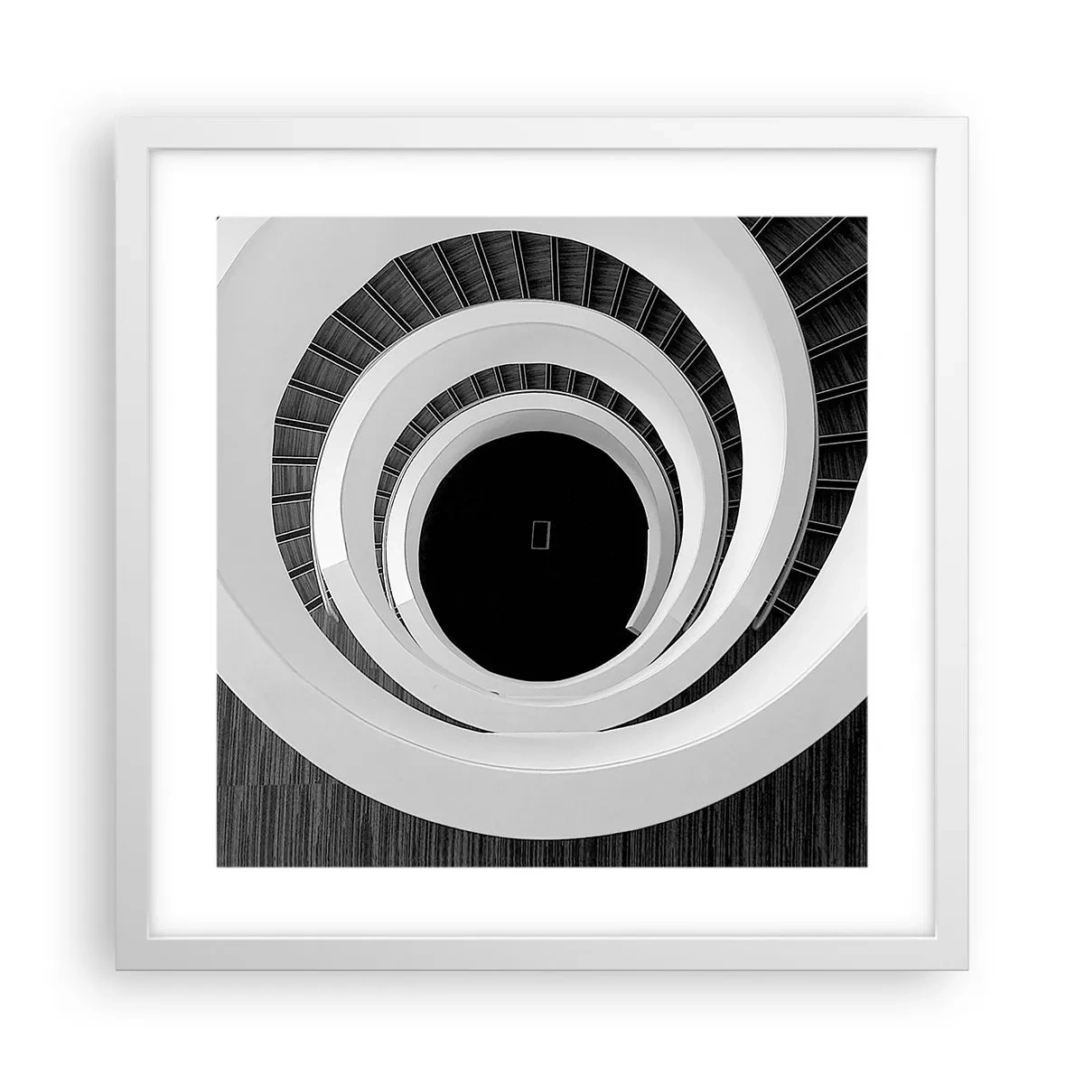 Poster in cornice bianca - Verso l'essenza delle cose - 40x40 cm