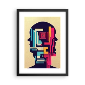 Poster in cornice nera - Nuovi legami - 30x40 cm