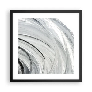 Poster in cornice nera - Composizione orbitale - 40x40 cm
