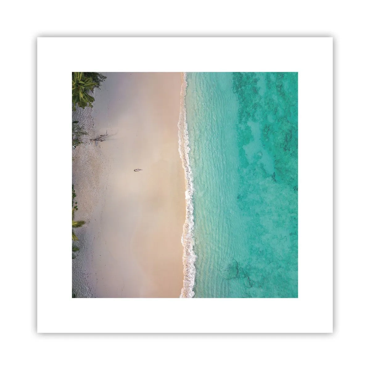 Poster - Spiaggia del paradiso - 30x30 cm