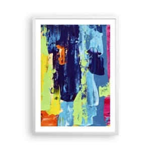 Poster in cornice bianca - La vita è bella! - 50x70 cm