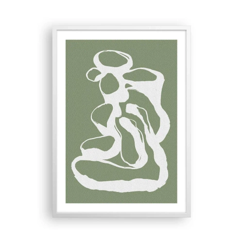 Poster in cornice bianca - Il richiamo dello spazio - 50x70 cm