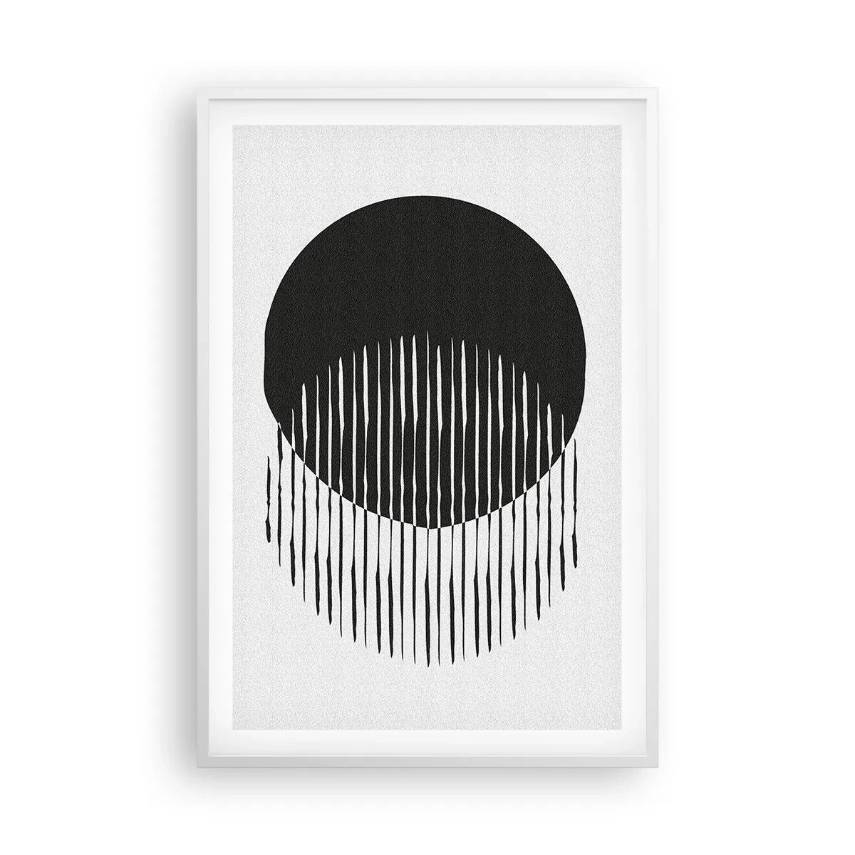 Poster in cornice bianca - Il suo alter ego - 61x91 cm