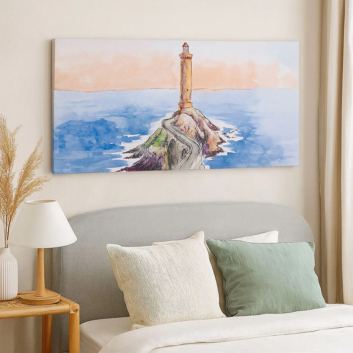 Quadro su tela - Stampe su Tela - Rivolto verso il mare - 100x40 cm