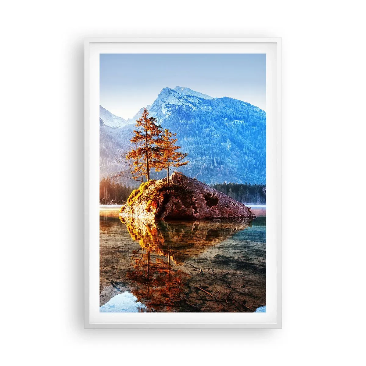 Poster in cornice bianca - La natura in una nuova luce - 61x91 cm