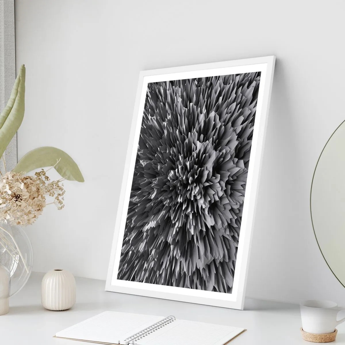 Poster in cornice bianca - Spigolosità massima - 50x70 cm