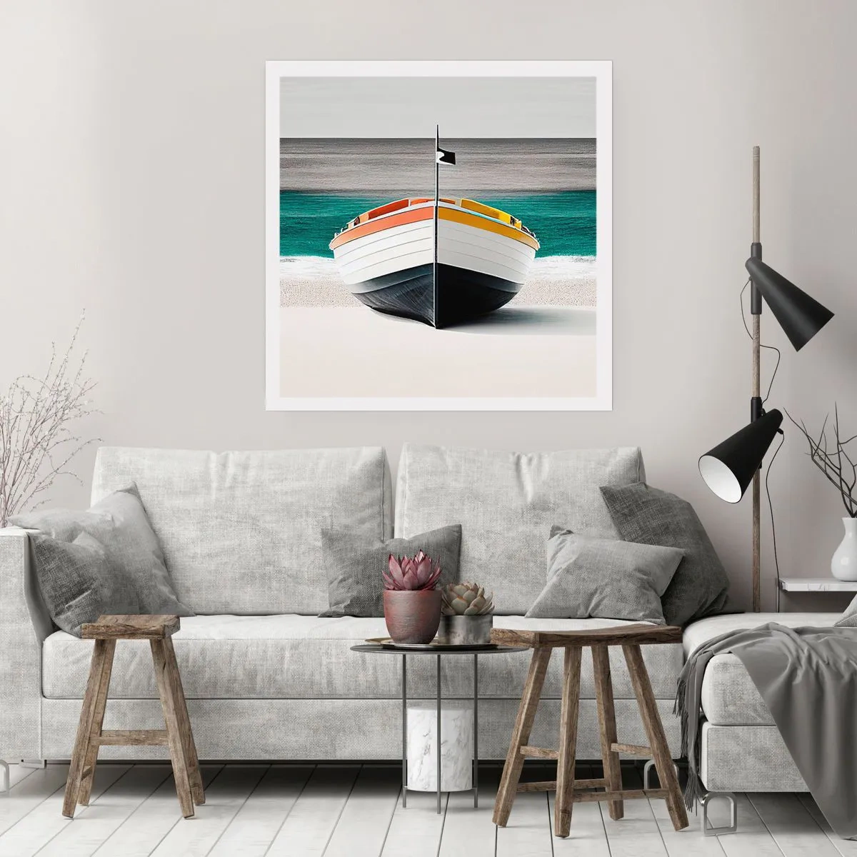 Poster - Al suo posto - 30x30 cm