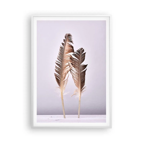 Poster in cornice bianca - Contro il nulla - 70x100 cm