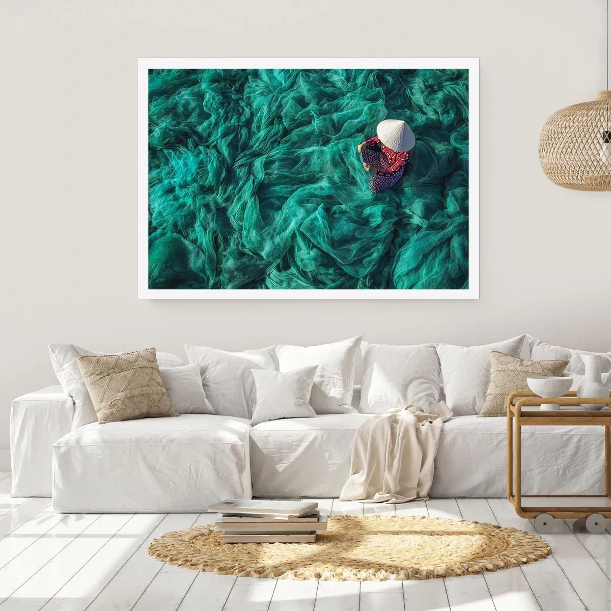 Poster - Nel mare di reti - 70x50 cm