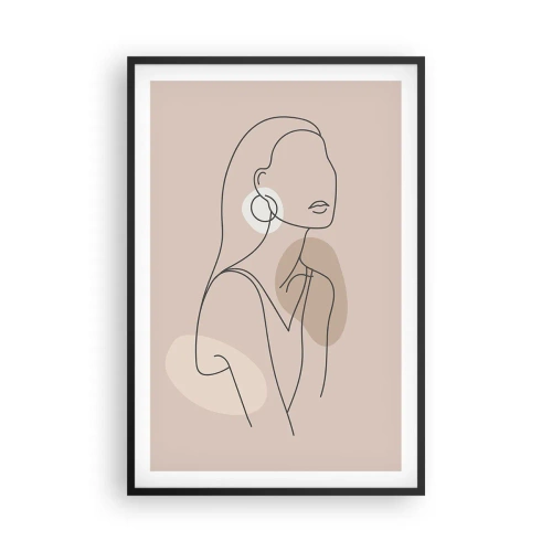 Poster in cornice nera - Icona di giovinezza - 61x91 cm