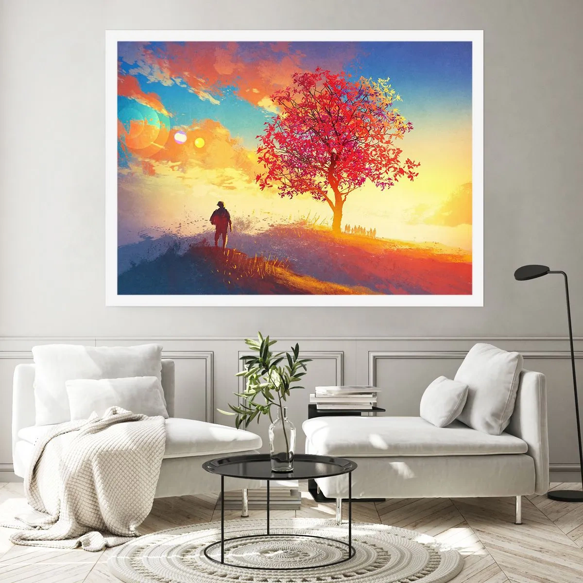 Poster - Pellegrino alla meta - 70x50 cm
