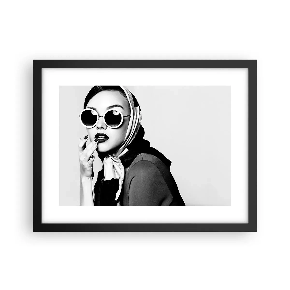Poster in cornice nera - Saluti dagli anni '60 - 40x30 cm