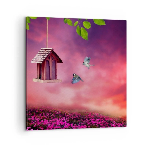 Quadro su tela - Stampe su Tela - Invito a cena - 50x50 cm