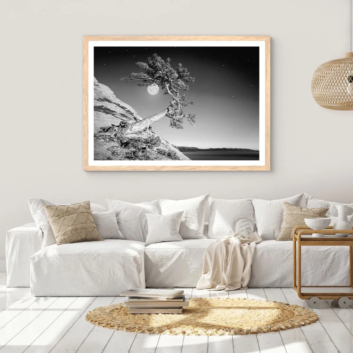 Poster in cornice rovere chiaro - Guerriera vittoriosa - 40x30 cm