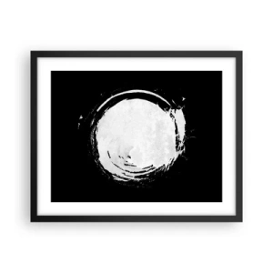 Poster in cornice nera - Una buona soluzione - 50x40 cm