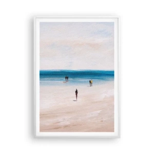 Poster in cornice bianca - Un bisogno naturale - 70x100 cm