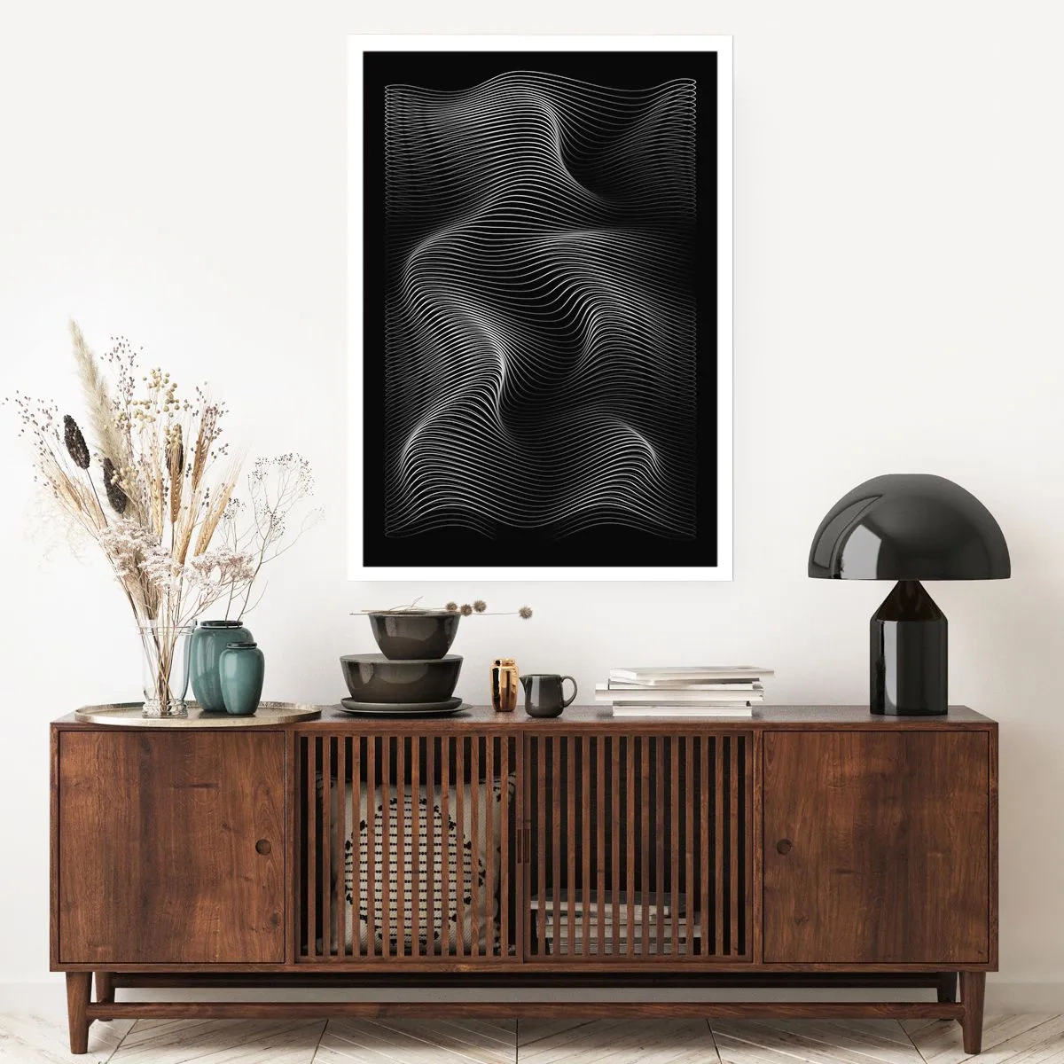 Poster - La danza della luce nello spazio - 30x40 cm