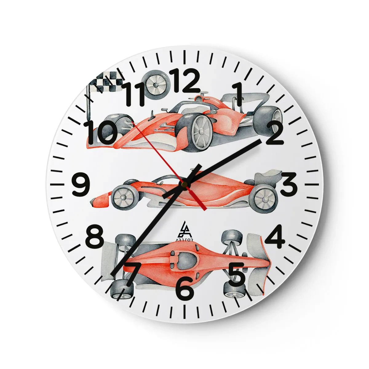 Orologio da parete - Orologio in Vetro - Inseguendo i sogni - 30x30 cm