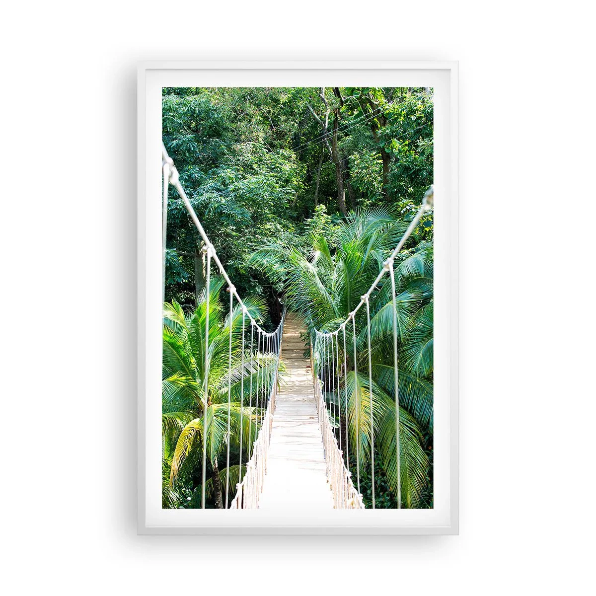 Poster in cornice bianca - Welcome to the jungle! - 61x91 cm