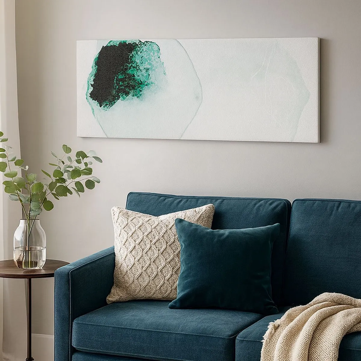 Quadro su tela - Stampe su Tela - In una goccia d'acqua - 100x40 cm