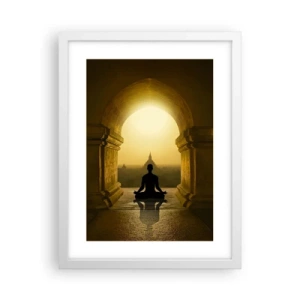 Poster in cornice bianca - Armonia completa - 30x40 cm