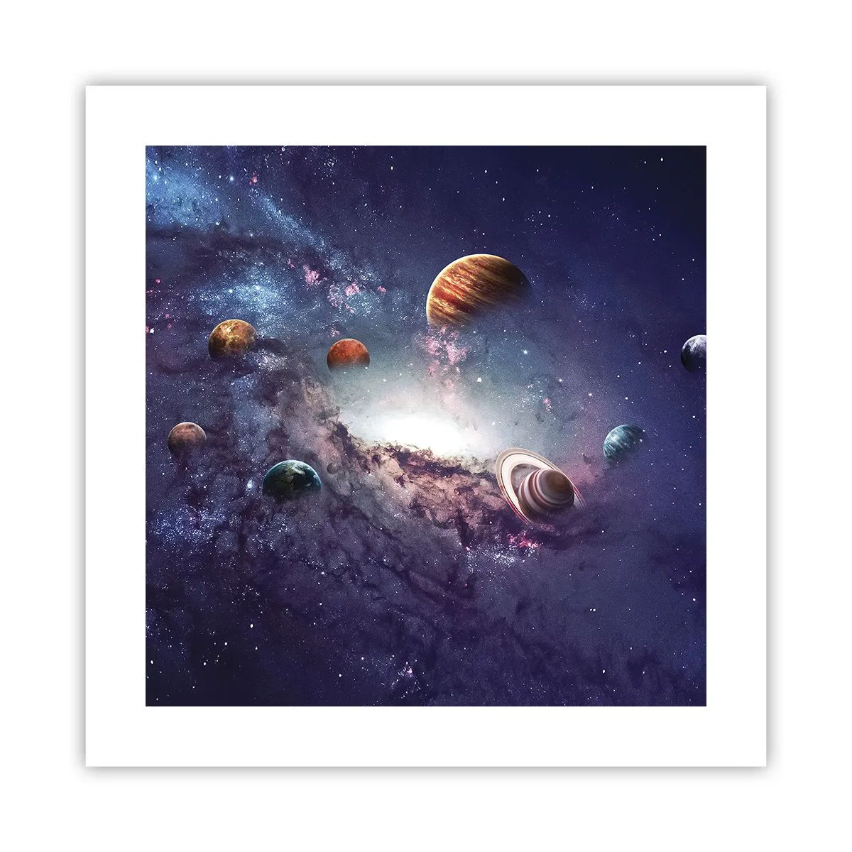 Poster - Sistema solare danzante - 40x40 cm