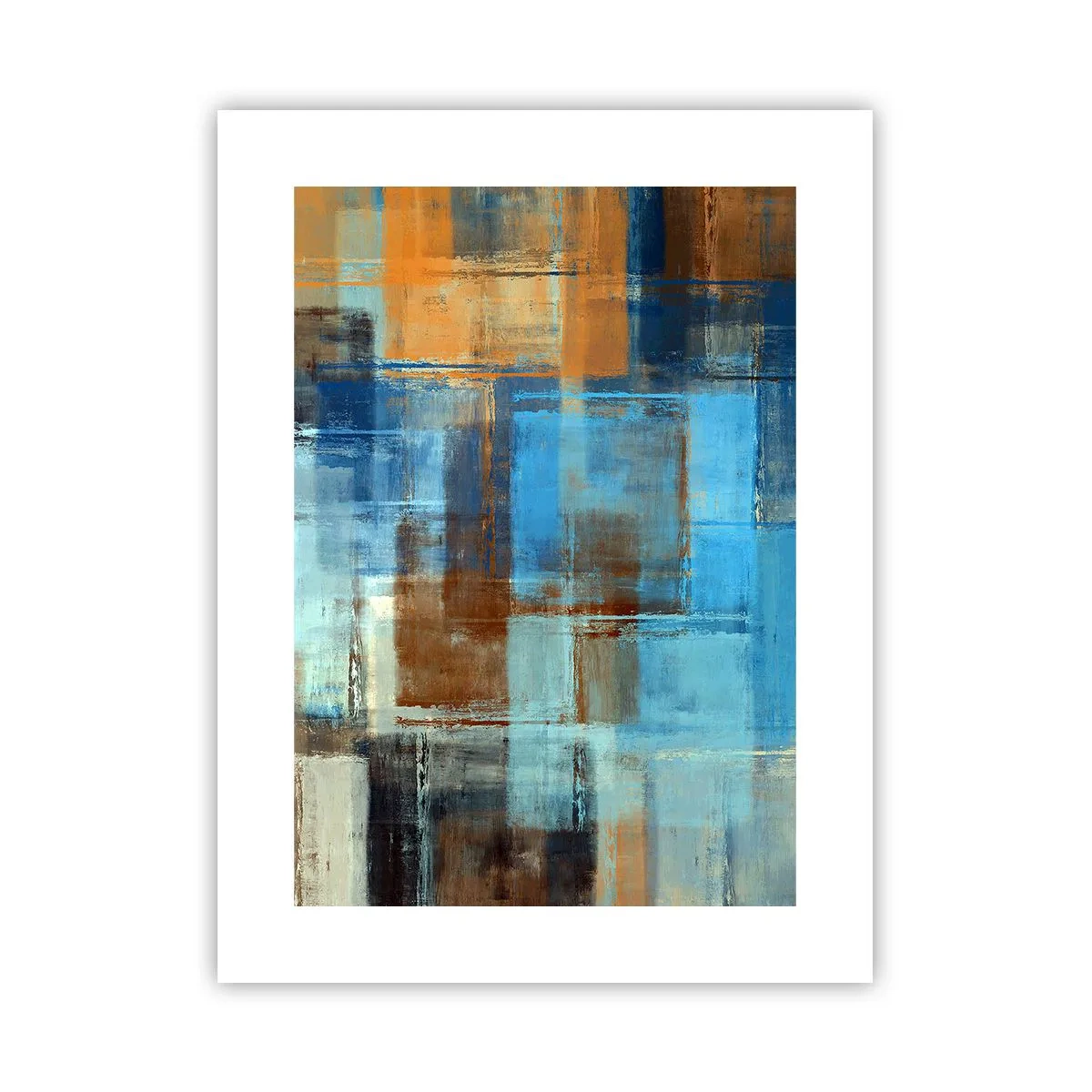 Poster - Attraverso la tenda blu - 30x40 cm