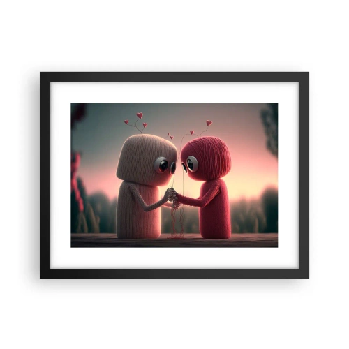 Poster in cornice nera - Ognuno ha diritto ad amare - 40x30 cm