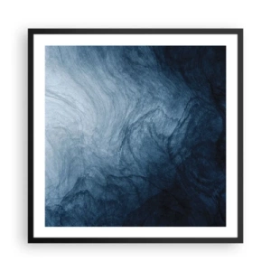 Poster in cornice nera - Arrivando in profondità - 60x60 cm