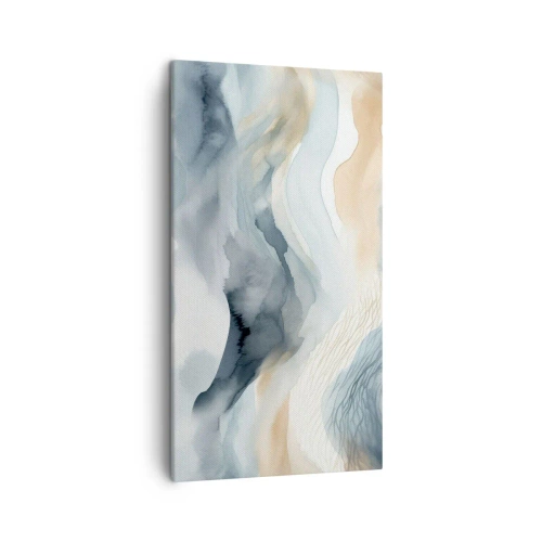 Quadro su tela - Stampe su Tela - Astrazione nevosa e nebbiosa - 45x80 cm