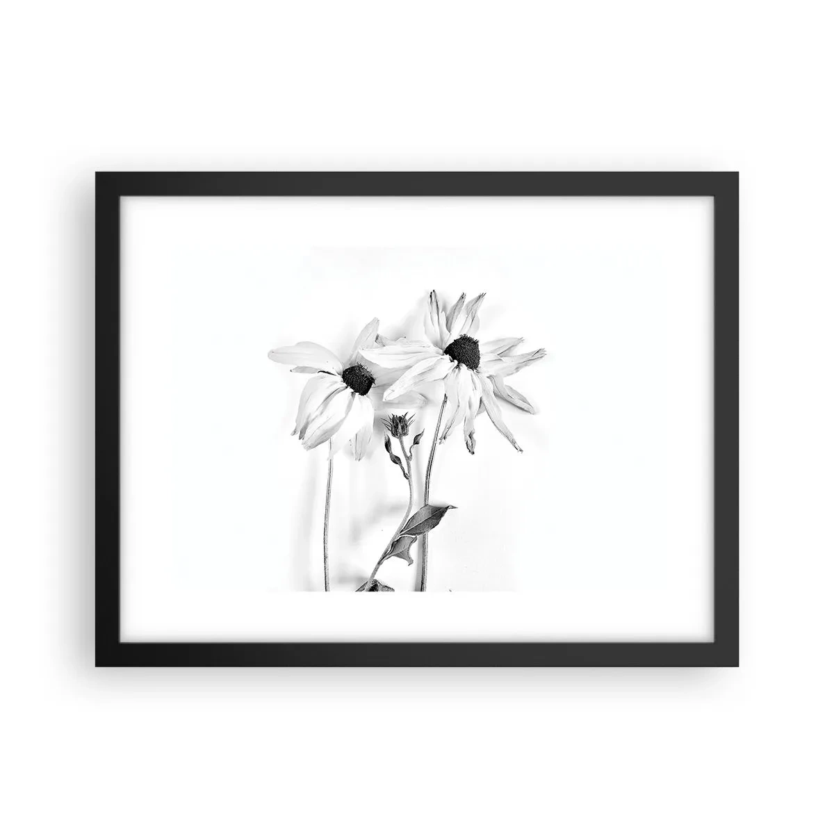 Poster in cornice nera - Nessuno vuole essere solo - 40x30 cm