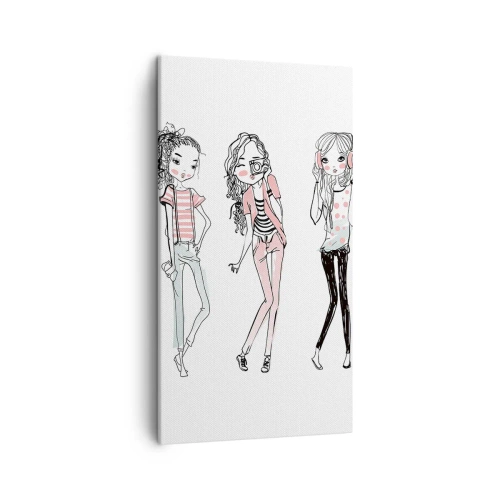 Quadro su tela - Stampe su Tela - Arriva la festa - 45x80 cm