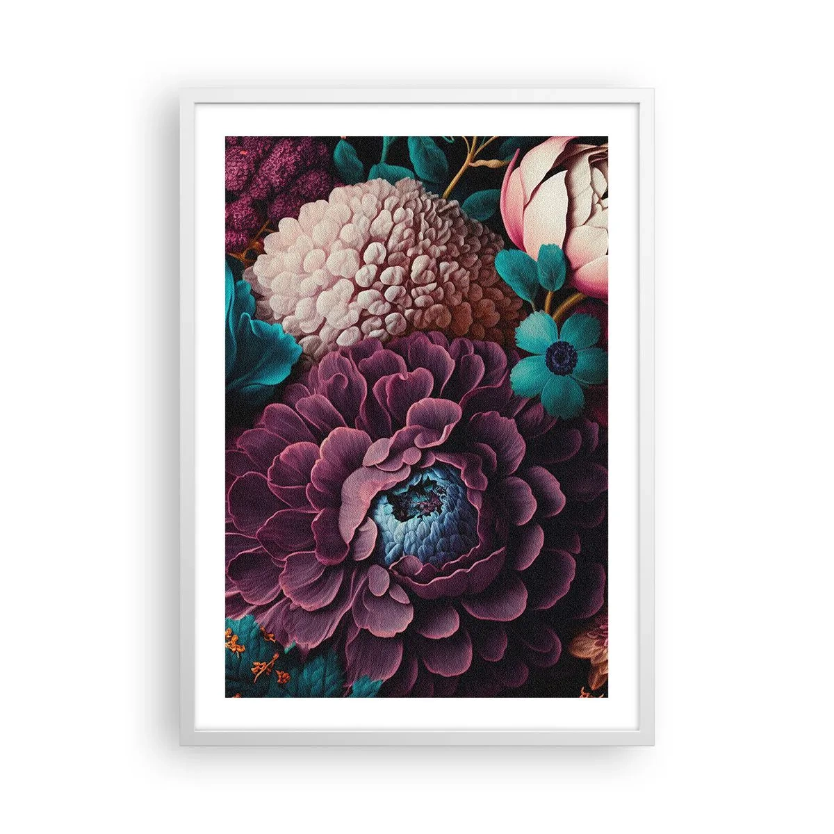 Poster in cornice bianca - Ricchezza della natura - 50x70 cm