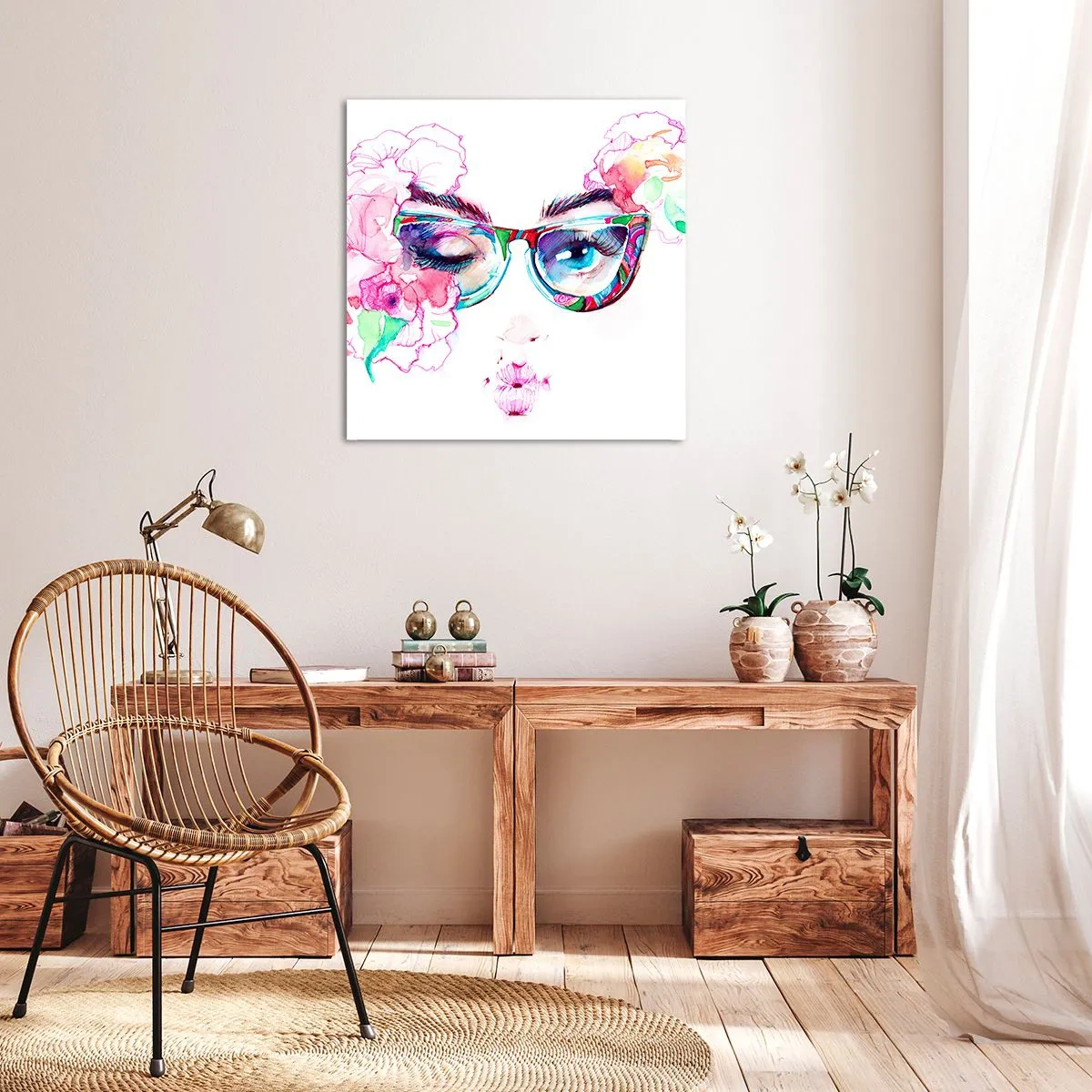Quadro su tela - Stampe su Tela - Promessa allettante - 60x60 cm