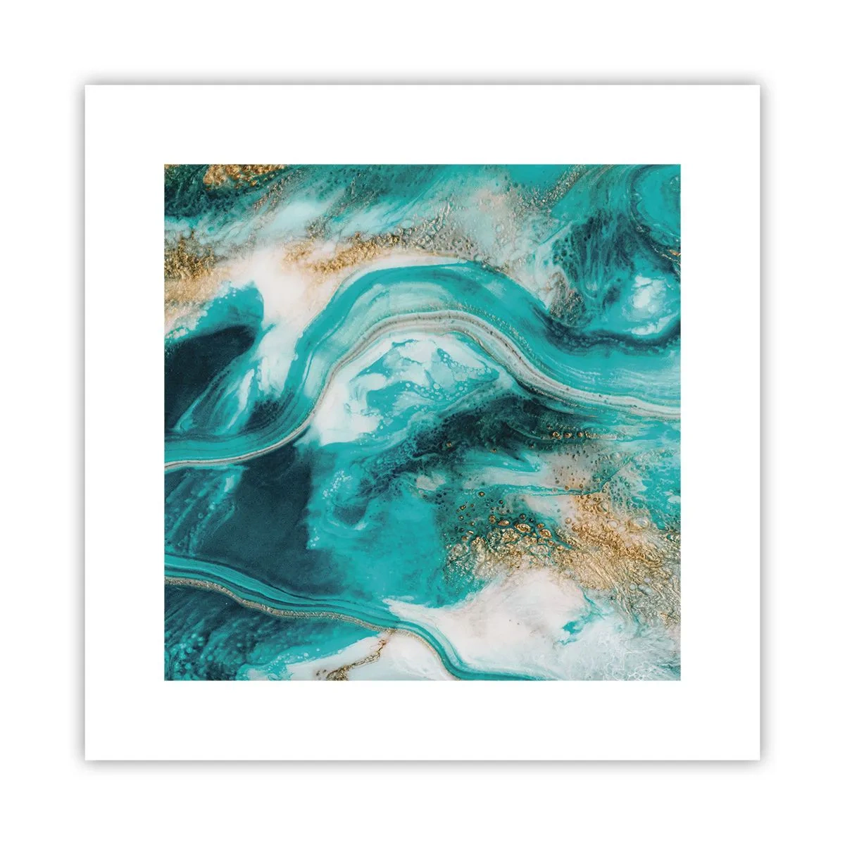 Poster - Il fiume d'oro - 30x30 cm