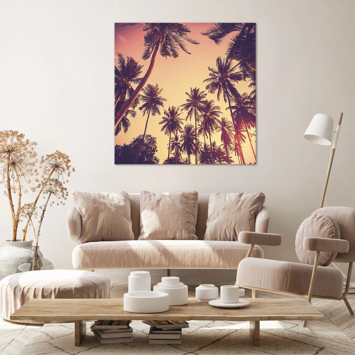 Quadro su tela - Stampe su Tela - Composizione tropicale - 70x70 cm