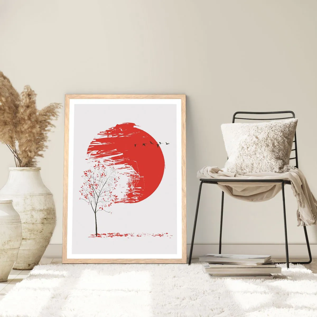 Poster in cornice rovere chiaro - Conosci questo paese? - 40x50 cm