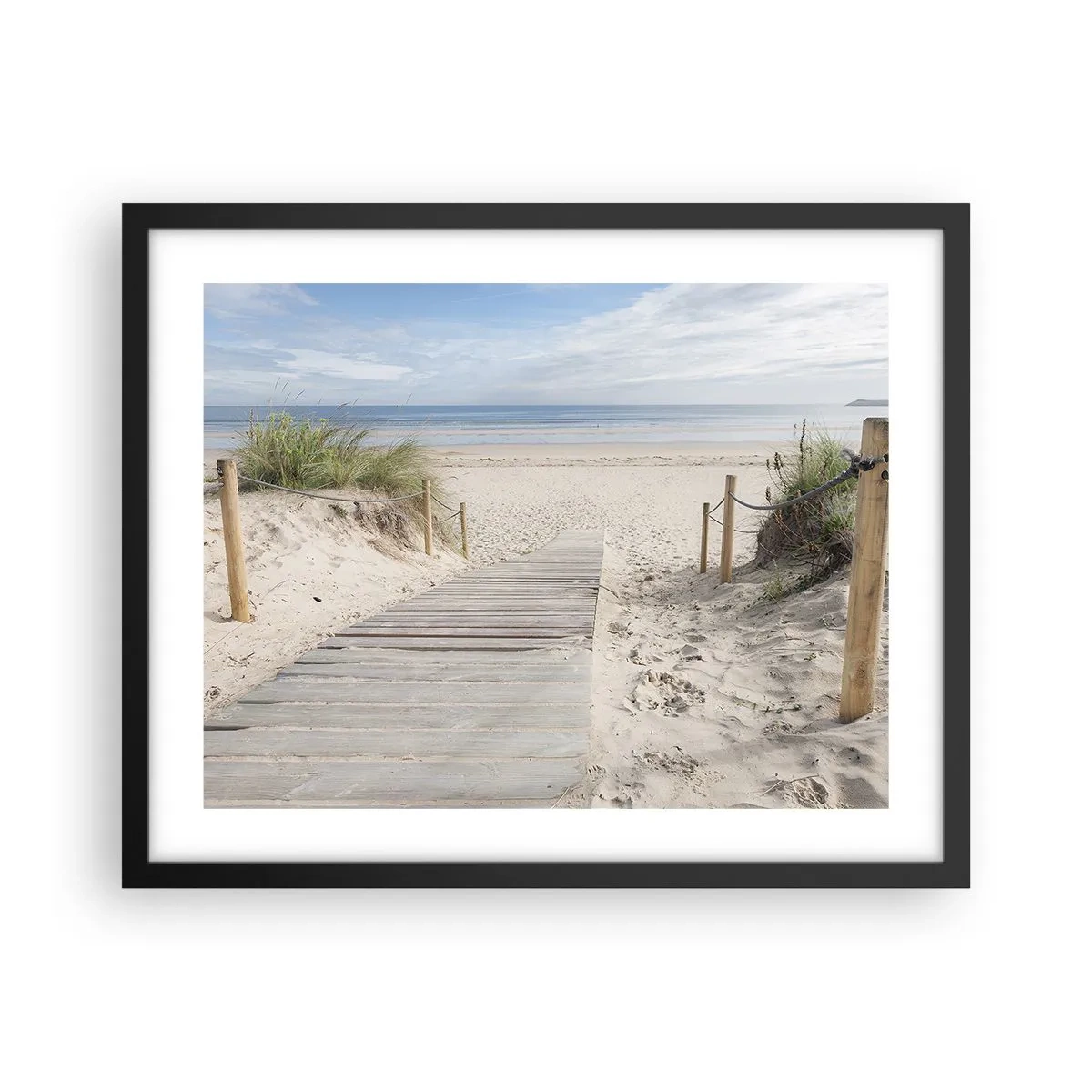 Poster in cornice nera - Fino all'orizzonte - 50x40 cm