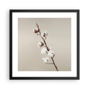 Poster in cornice nera - Alla fonte della morbidezza - 40x40 cm
