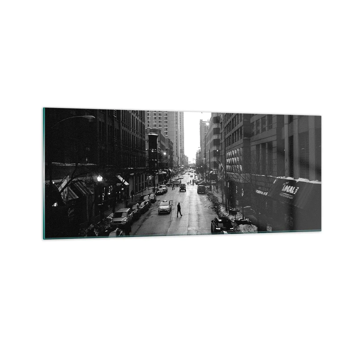 Quadro su vetro - Un giorno come tanti - 100x40 cm