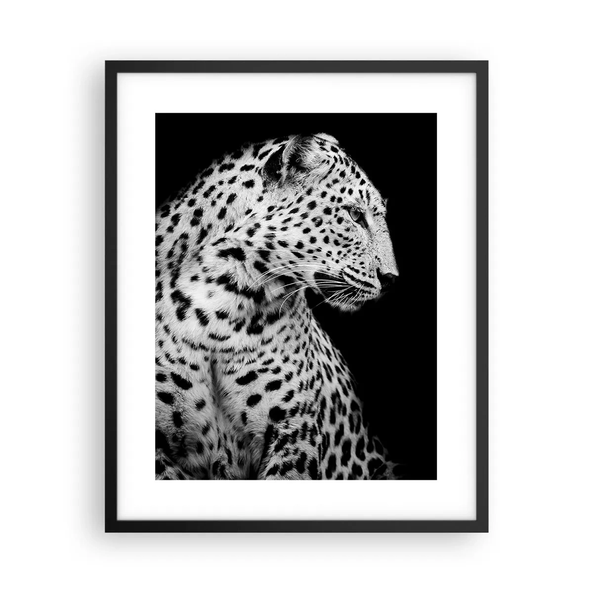 Poster in cornice nera - Profilo destro perfetto! - 40x50 cm