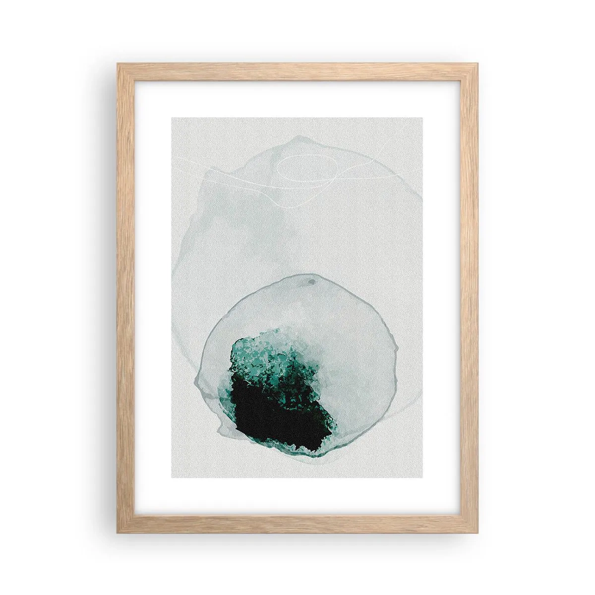 Poster in cornice rovere chiaro - In una goccia d'acqua - 30x40 cm