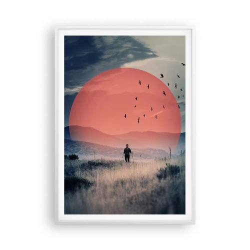 Poster in cornice bianca - Nei propri elementi - 70x100 cm