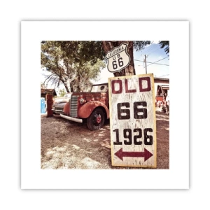 Poster - La leggenda della provincia americana - 30x30 cm