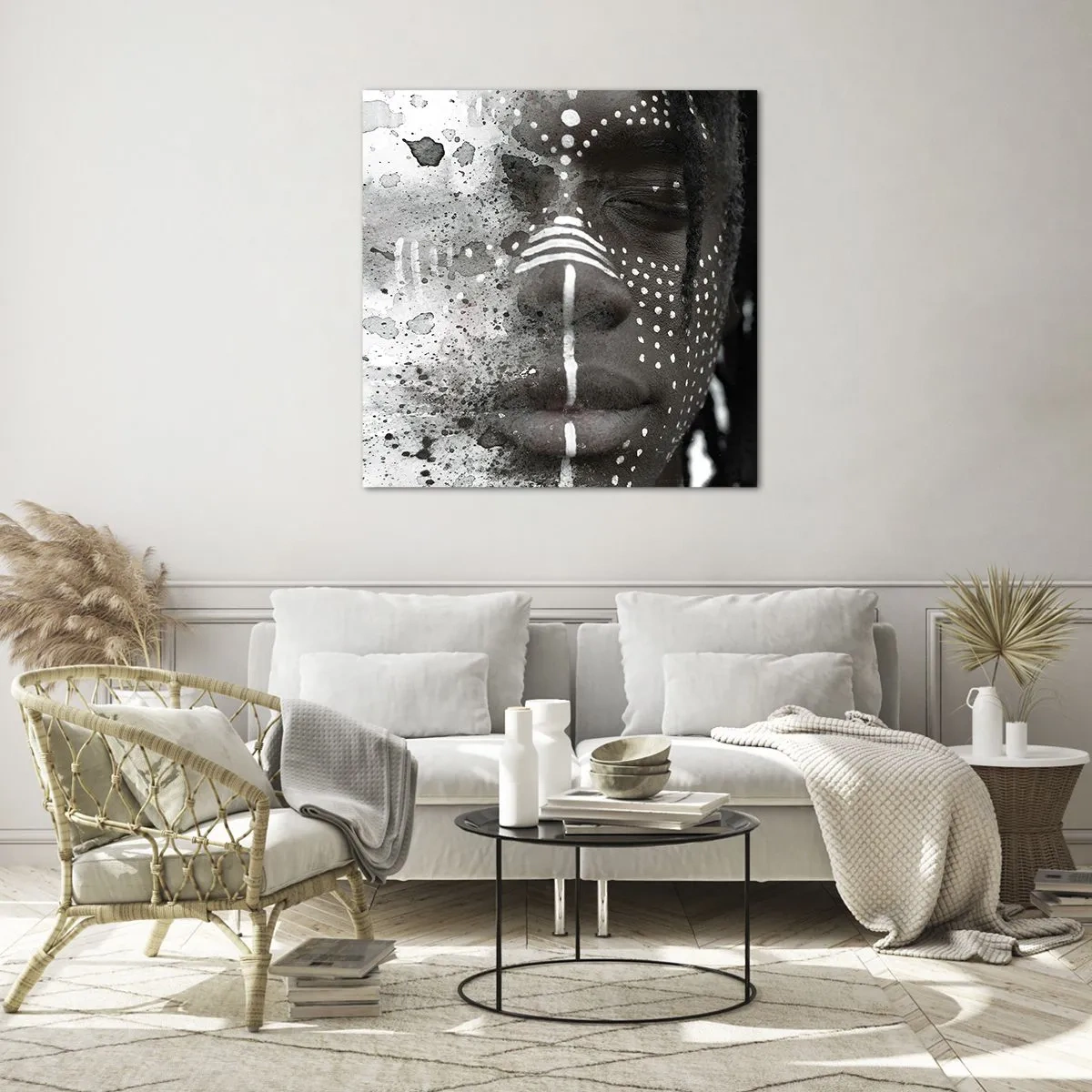 Quadro su vetro - Scopri lo spirito primordiale - 40x40 cm