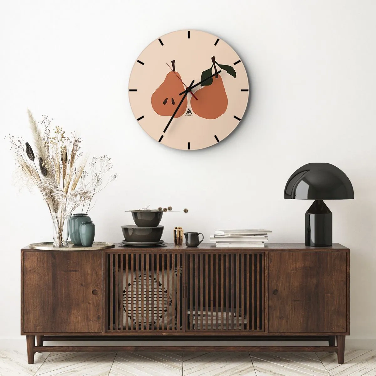 Orologio da parete - Orologio in Vetro - La dolcezza stessa - 40x40 cm