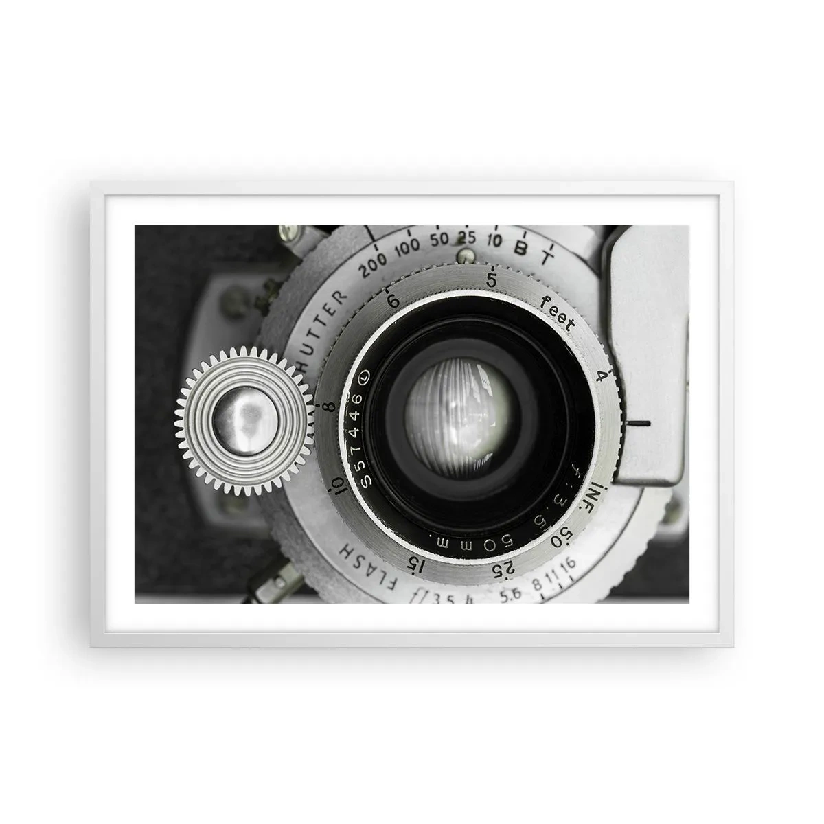 Poster in cornice bianca - Racconto su Hollywood - 70x50 cm