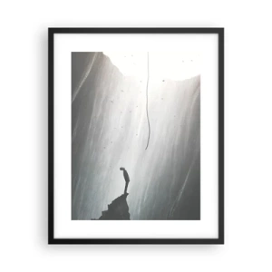 Poster in cornice nera - C'è sempre una via d'uscita - 40x50 cm