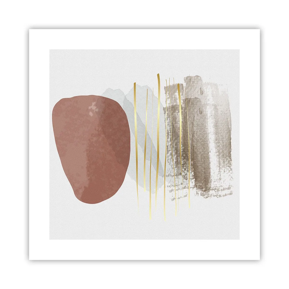 Poster - Colonnato astratto - 40x40 cm